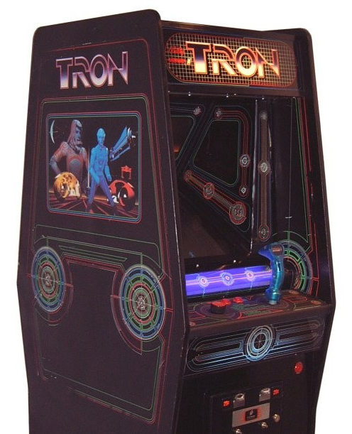 Original Tron Stand-Up Arcade Cabinet